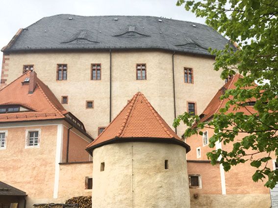Wachstuch on Tour Leisnig Burg Mildenstein